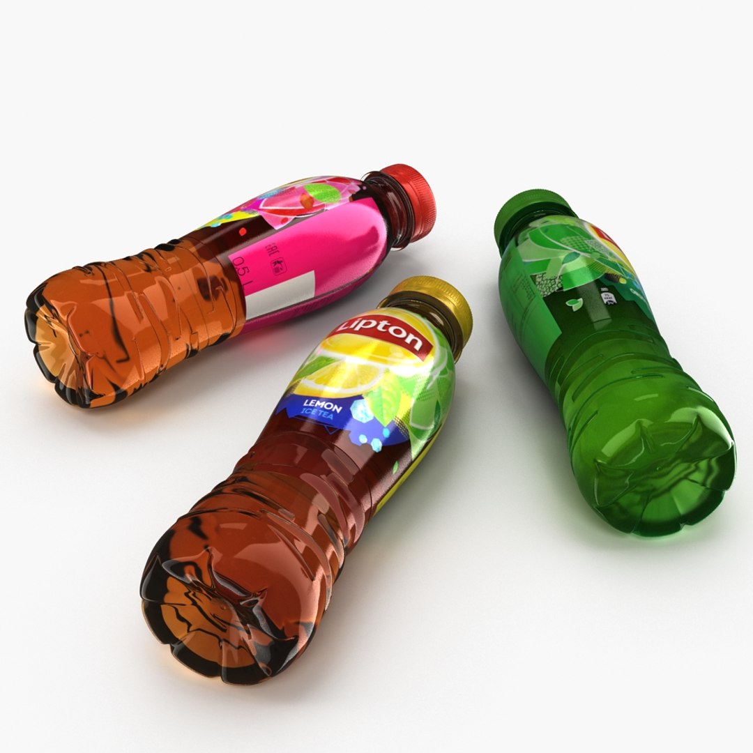 3d Model Ice Tea Bottle