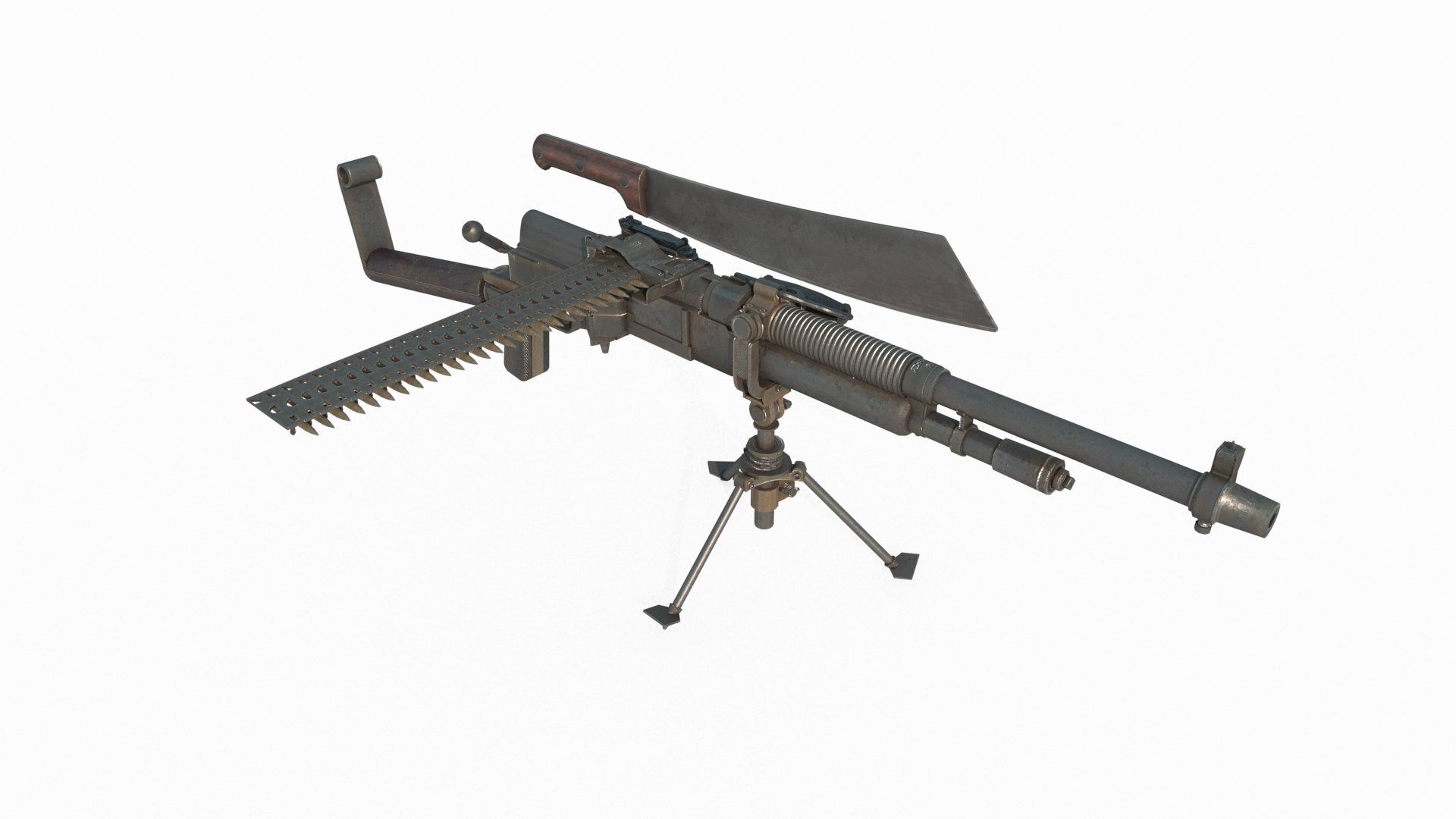 Old style heavy machine gun Machete model https://p.turbosquid.com/ts-thumb/7J/dxM0qT/Vw/ca3/jpg/1708592571/1920x1080/fit_q87/ba8c97d9922fcc0ac7f65fb70d6aefb0c2f4a3ff/ca3.jpg