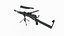 Old style heavy machine gun Machete