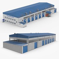 Freight Terminal Loading Area UralSpetsTrans Rigged