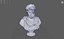 Busto di Marco Aurelio Low Poly Game Ready UHD STL 3D Print Ready 4K PBR Textures