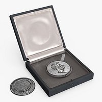 Abraham Lincoln Presidential Medal with Display Case