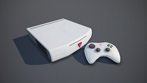 Low Poly Generic Videogame Console