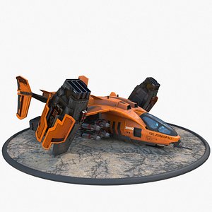DropShip 3D model