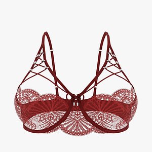 Demi-Cup Bra SS 89 3D model