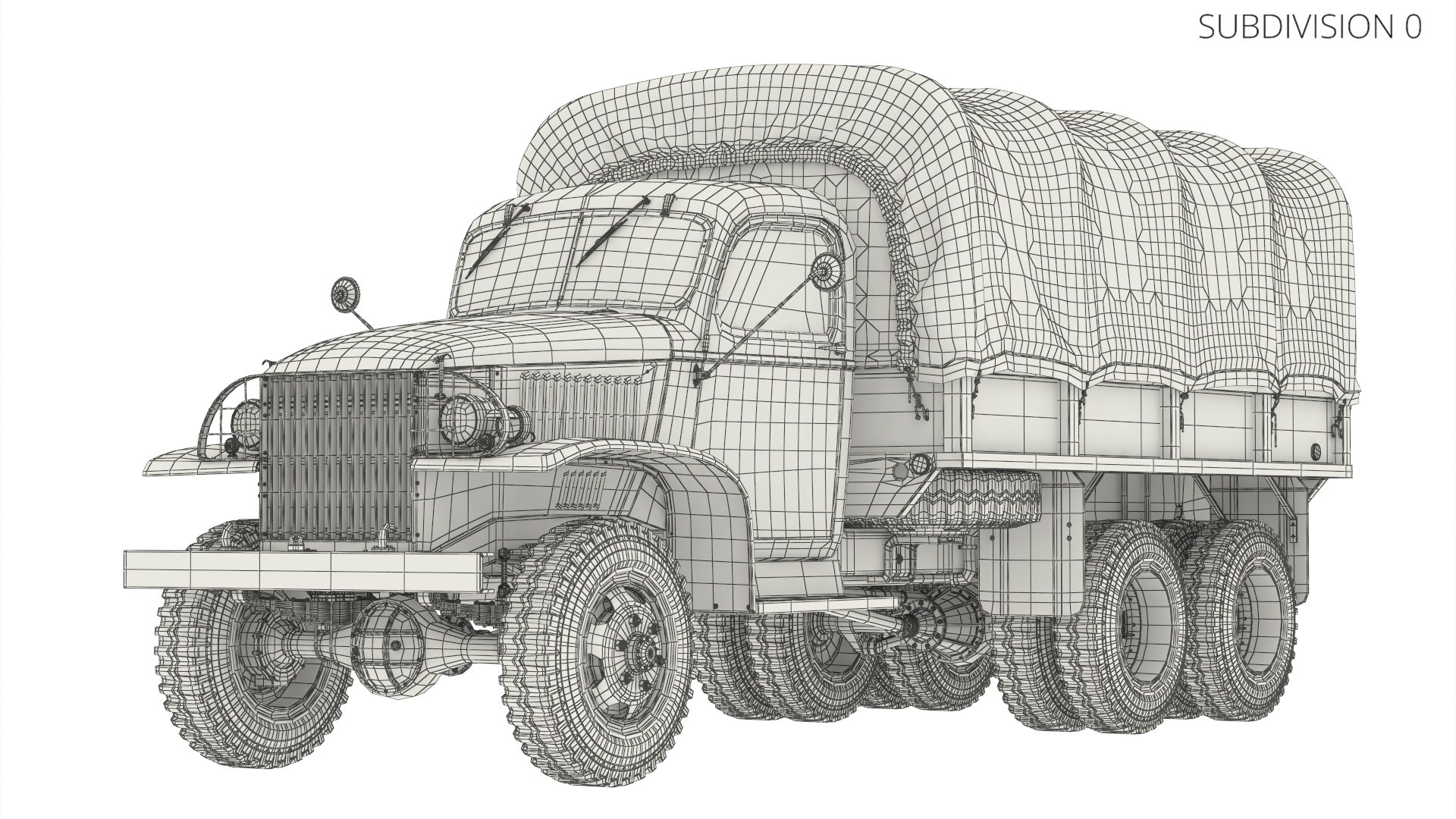 3D GMC CCKW-353 Military Cargo Truck with Canvas Cover Green Vintage model https://p.turbosquid.com/ts-thumb/7J/qaY8KZ/j5/gmc_cckw353_military_cargo_truck_with_canvas_cover_green_vintage_016/jpg/1764665457/1920x1080/fit_q87/82f4e857f44c461ed2d51f2dc8366a076313ee15/gmc_cckw353_military_cargo_truck_with_canvas_cover_green_vintage_016.jpg