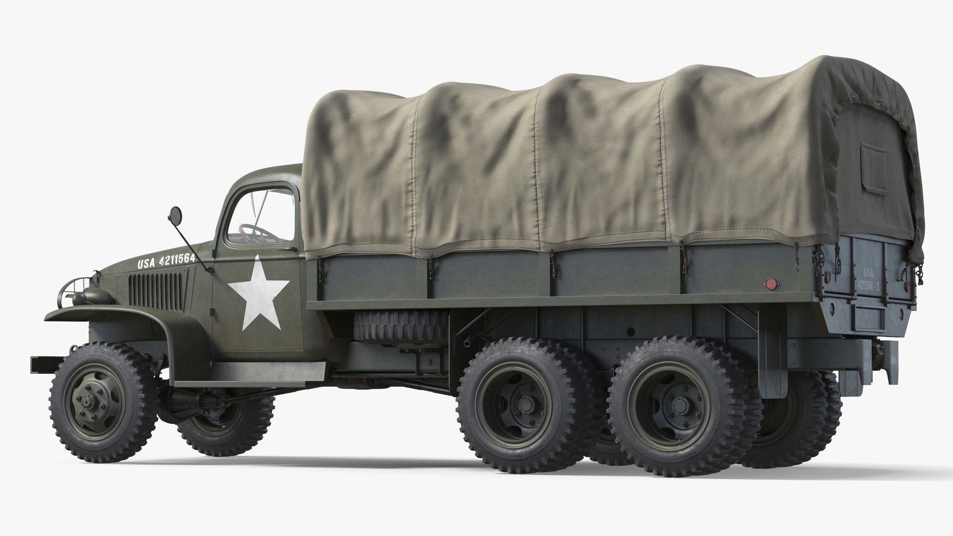 3D GMC CCKW-353 Military Cargo Truck with Canvas Cover Green Vintage model https://p.turbosquid.com/ts-thumb/7J/qaY8KZ/kx/gmc_cckw353_military_cargo_truck_with_canvas_cover_green_vintage_005/jpg/1764665425/1920x1080/fit_q87/2eb5a08c34352dc92b2ca07b22083e9131f1dec4/gmc_cckw353_military_cargo_truck_with_canvas_cover_green_vintage_005.jpg