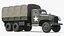 GMC CCKW-353 Military Cargo Truck with Canvas Cover Green Vintage