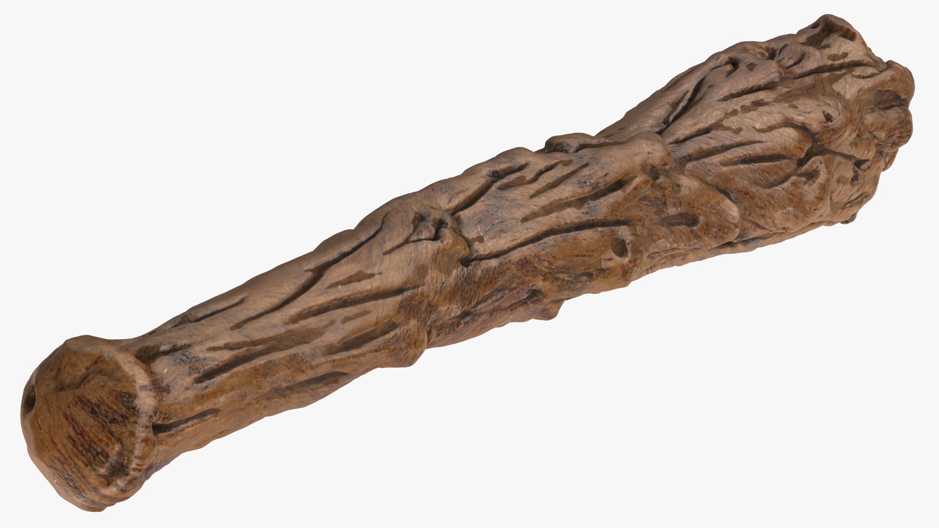 3D Prehistoric Wooden Caveman Club model - TurboSquid 1729564