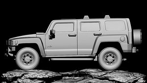 Hummer jeep 3D model
