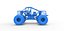 Monster truck base Scale 1 to 25