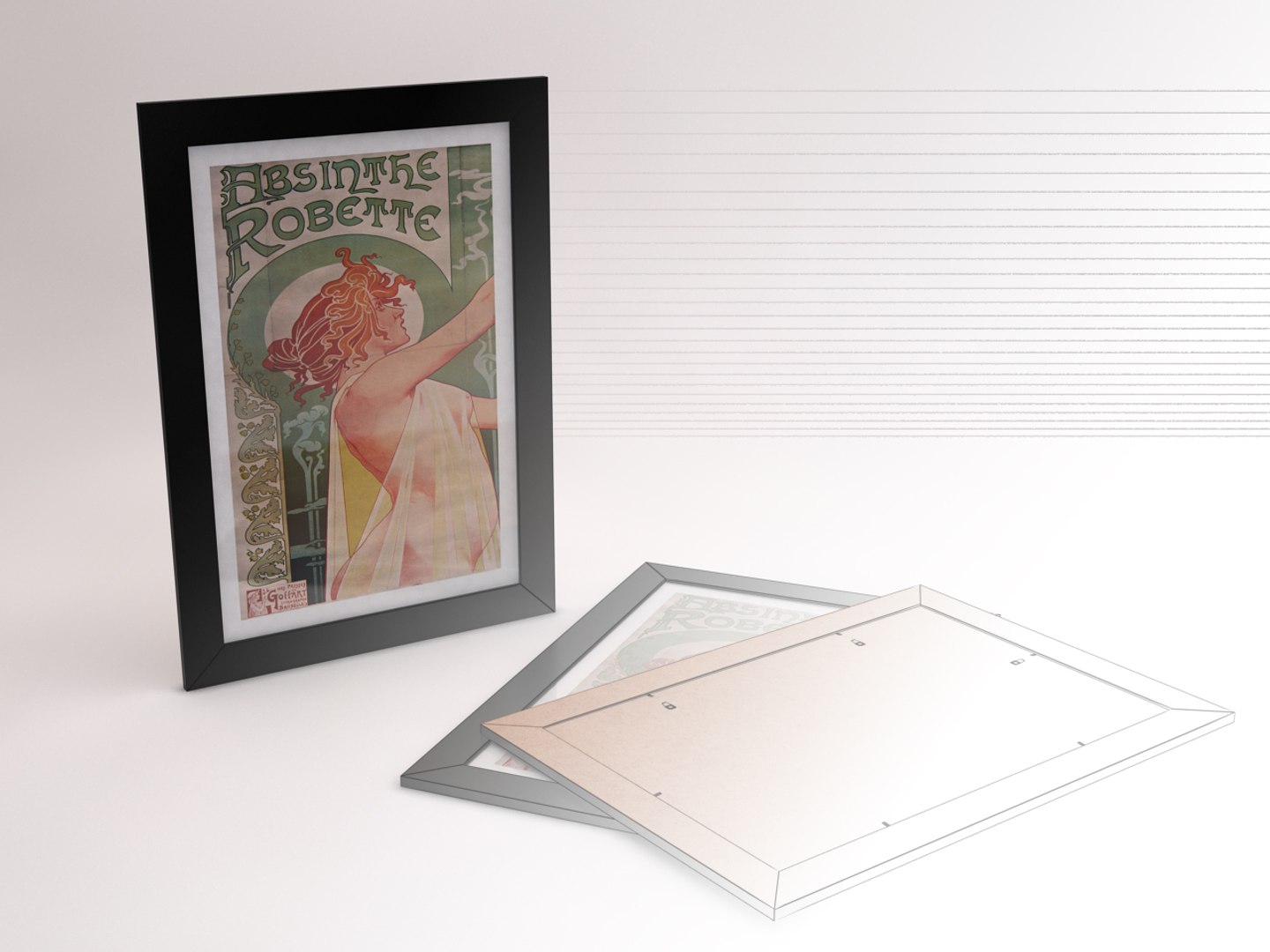 Photo Frame Model - TurboSquid 1503512