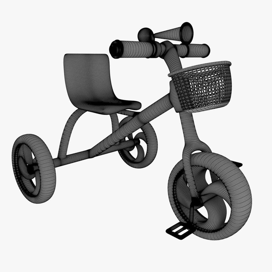 Tricycle Bicycle Trike 3D Model TurboSquid 1312699