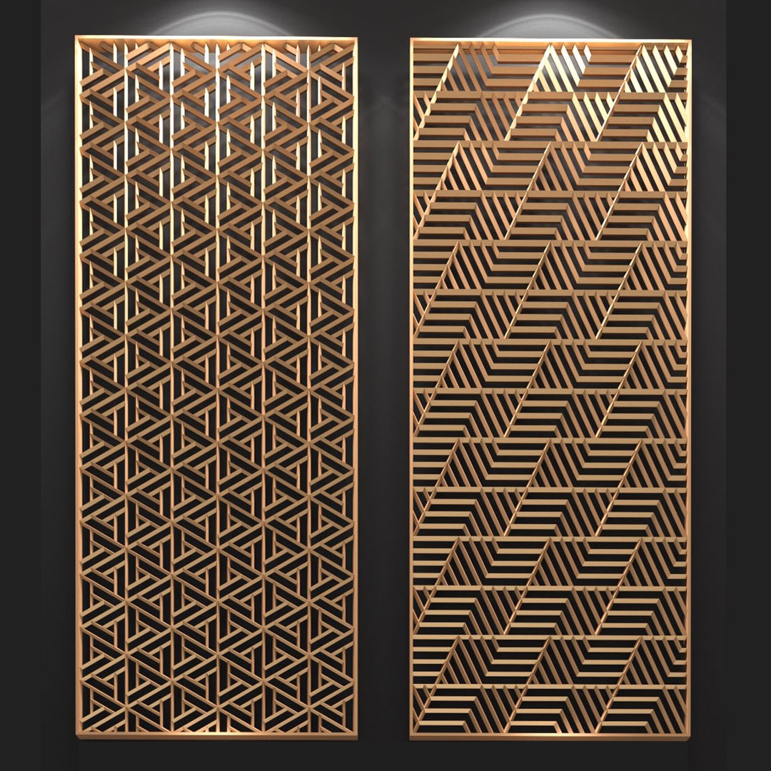 Decorative Partitions Patterns 3D Model - TurboSquid 1351936