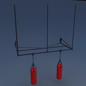 3D model punching bag hanging stand