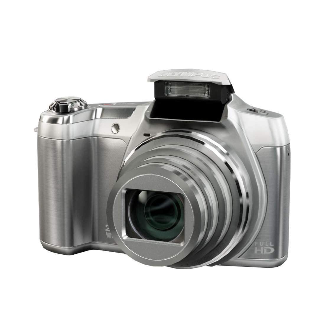 3d Model Olympus Stylus Sz16 Silver