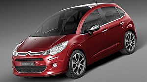 3d model 2013 citroen c3