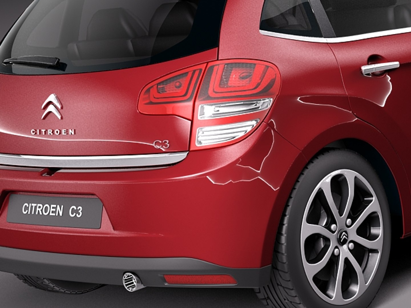 3d Model 2013 Citroen C3