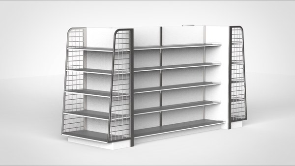 3D model shelf shelving - TurboSquid 1670798