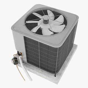 air conditioner condenser 3D