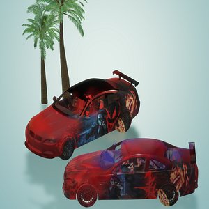 MEGUMI X JIGSAW CUSTOM DRIFT CARS 3D model