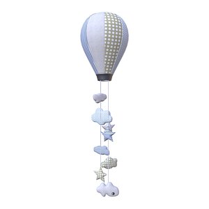 Hot air balloon baby mobile