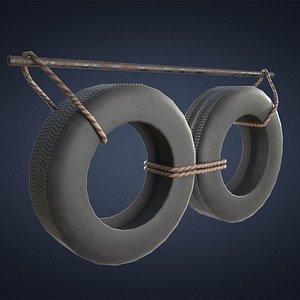 suspension wheels 3D model
