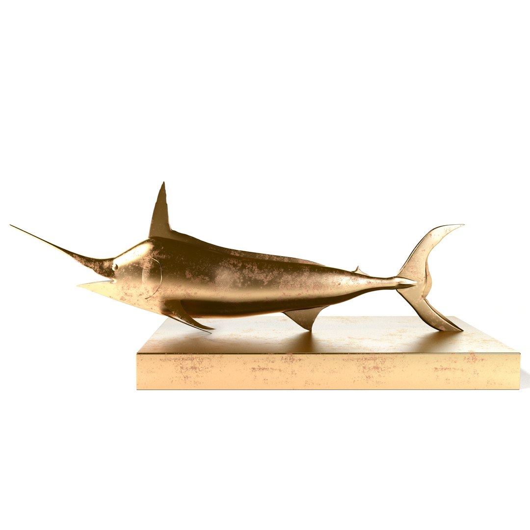 3D Model Goldan Swordfish - TurboSquid 1903710