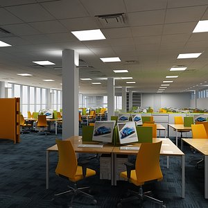 Office Interior 3d Model