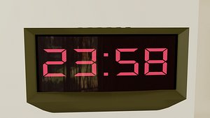 clock radio 3D