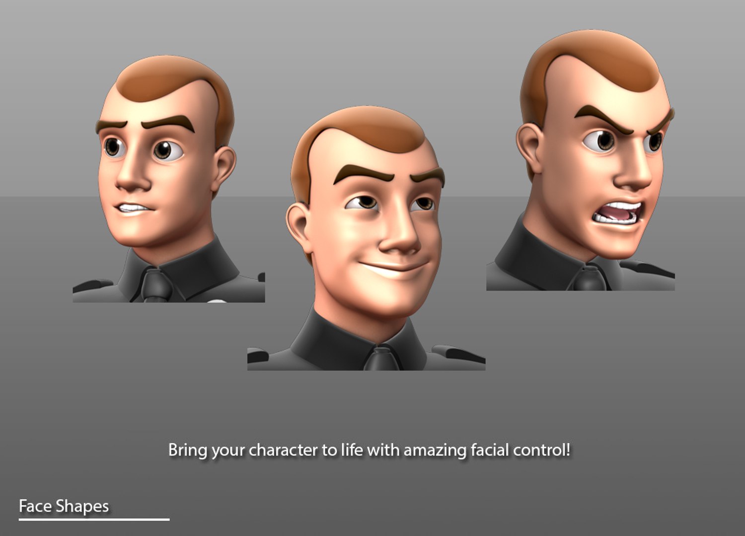 3D Facial Rigged Model - TurboSquid 1414355