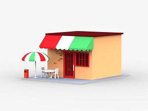 3D pizza restaurant