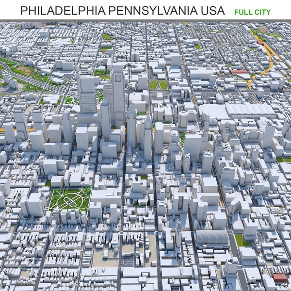 city area building 3D model