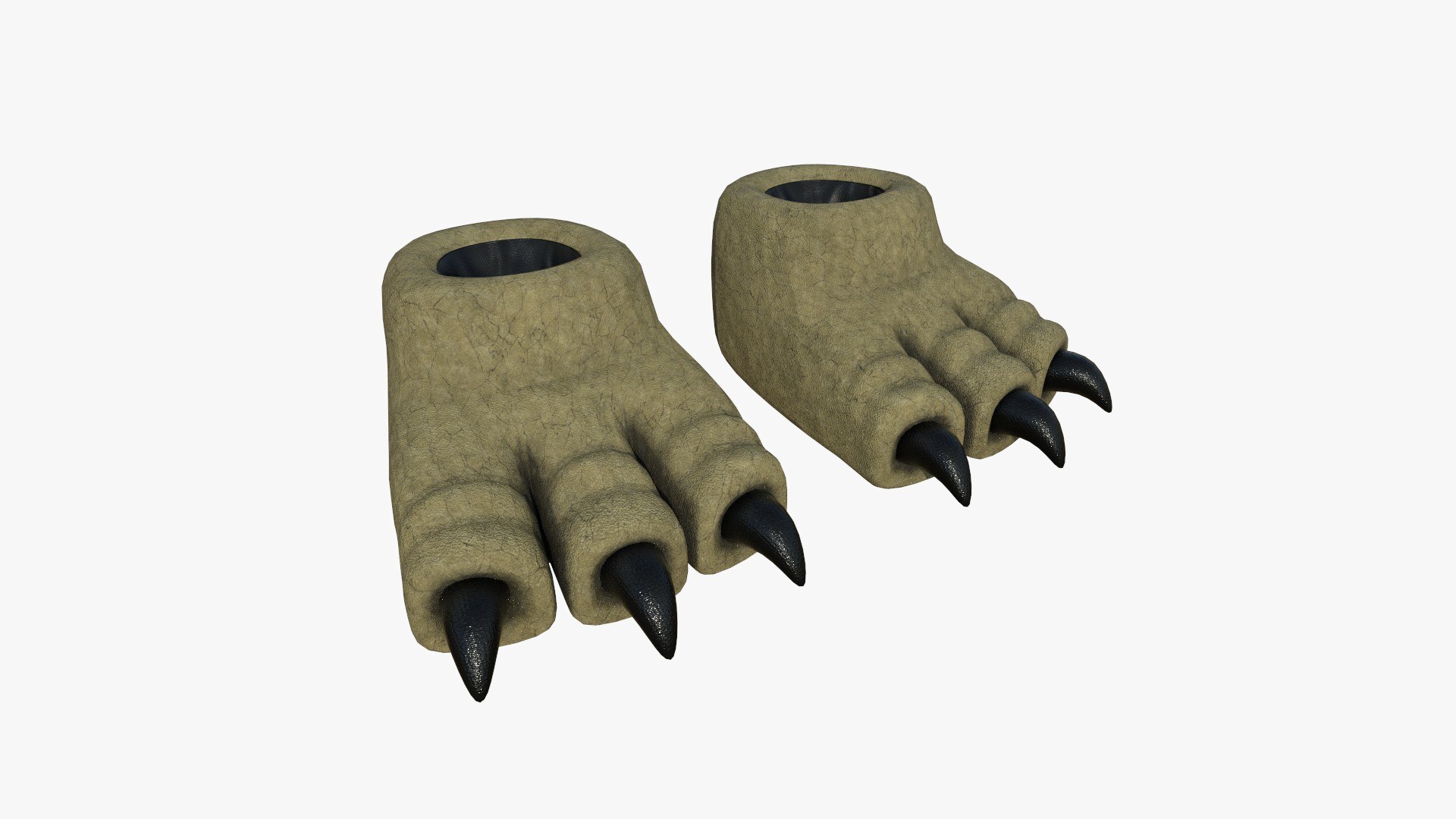 3D Slippers G02 Beige Dino Paw - Costume Character Design https://p.turbosquid.com/ts-thumb/7K/i8ANOQ/iI/g20/jpg/1704191953/1920x1080/fit_q87/ffad385cbe003eb3e569f00684935b18f7f89183/g20.jpg