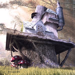 3d fantasy home