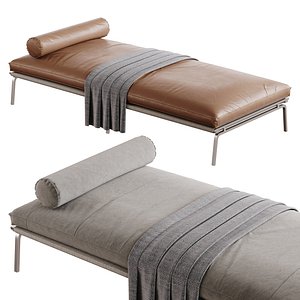 Upholstered Leather Day Bed