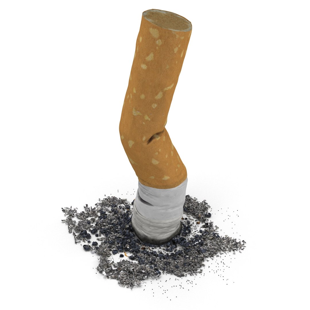 3d model of snuffed cigarette https://p.turbosquid.com/ts-thumb/7K/onktjI/SaOy7O2r/snuffedcigarette3dmodel02/jpg/1443068712/1920x1080/fit_q87/653c9f3d72a8e73e71f417ceeea6ee8a2834f671/snuffedcigarette3dmodel02.jpg