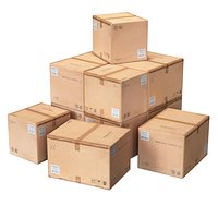 Low Poly Cardboard Boxes