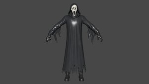 Ghost Face Low-poly