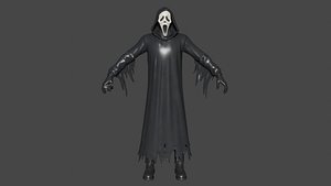 Ghost Face Low-poly