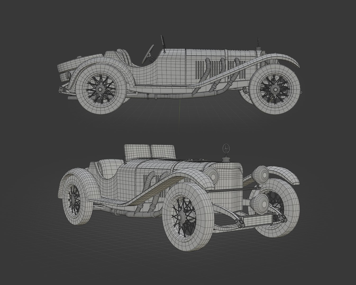 MERCEDES-BENZ SSK 1928 3D - TurboSquid 2139010