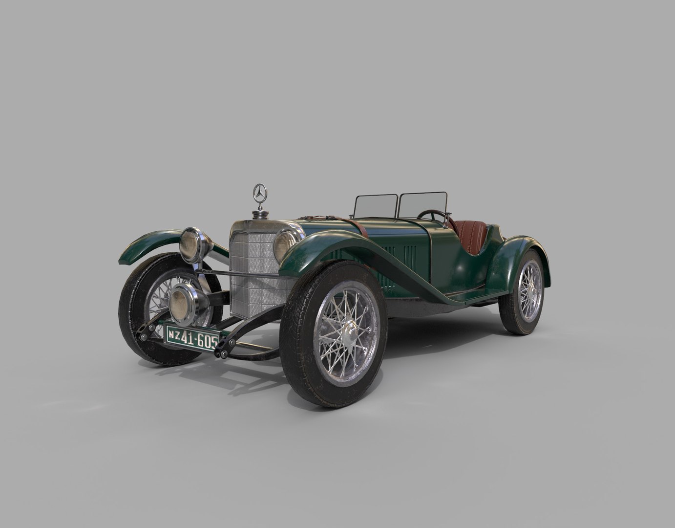 Mercedes-benz Ssk 1928 3d - Turbosquid 2139010