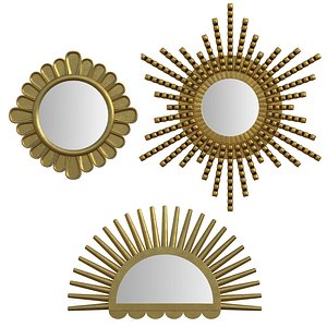 Peruvian wall mirrors - set 2