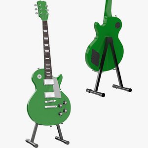 3D Gibson Les Paul - Green