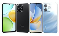 Realme P4 Lite Sea Blue And Honor Play 60A Black