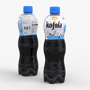 Beverage Bottle Kofola Sugar Free 500ml 2022 3D model