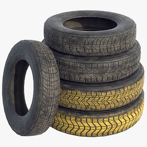 Junk Tyres HD 3D model