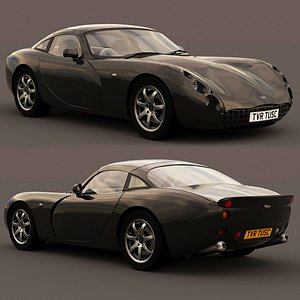 3D model tvr tuscan s 2004