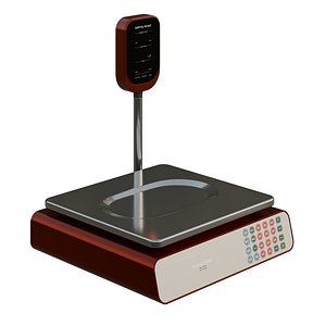 Digital Scale With Pole Display