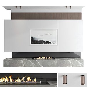 3D TV wall set 40 model
